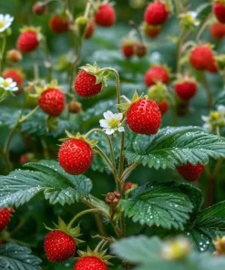 Wild Strawberry Plants - 2 Live Plants, 3 inch Pots - Perennial Groundcover Fruit - Image 2