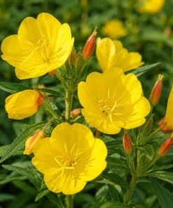 Yellow Evening Primrose Live Plant Set – 2-4 Inch Tall in 3 Inch Pot – Outdoor Perennial - Image 3