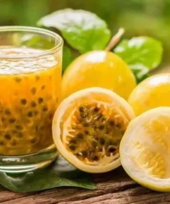 Yellow Passion Fruit Seeds - Sweet Granadilla (Passiflora Ligularis) - 30 Seeds - Image 1
