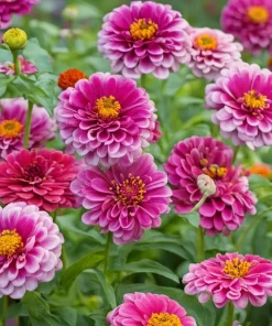 Zinnia Flower Seeds Mix - Vibrant Colors for Garden - Easy to Grow Annual - Image 4