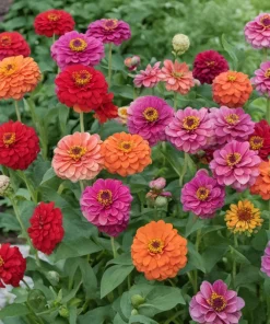 Zinnia Flower Seeds Mix - Vibrant Colors for Garden - Easy to Grow Annual - Image 5